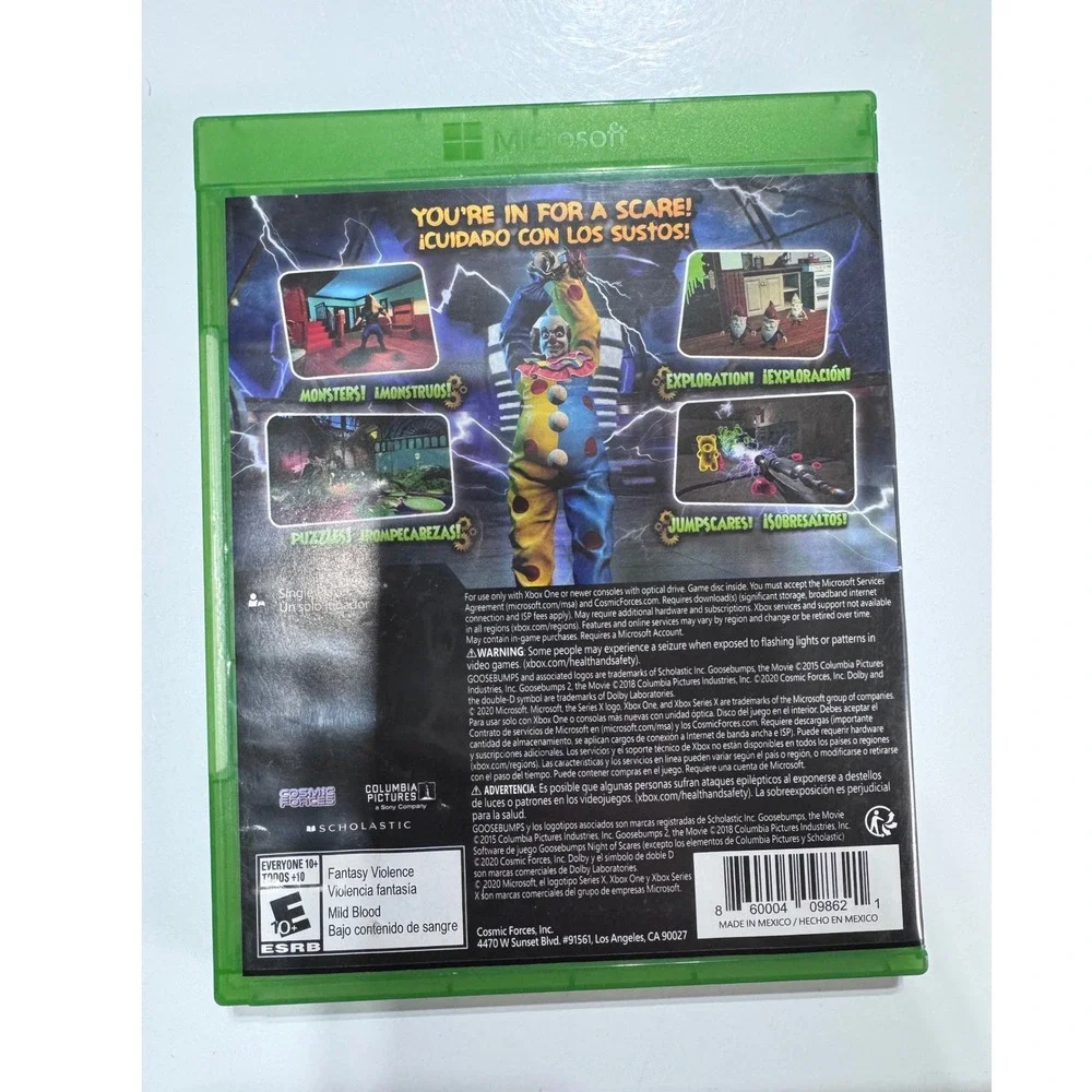 Cosmic Forces Goosebumps Dead‎ of Night Xbox One Xbox Series X Video Game Tested